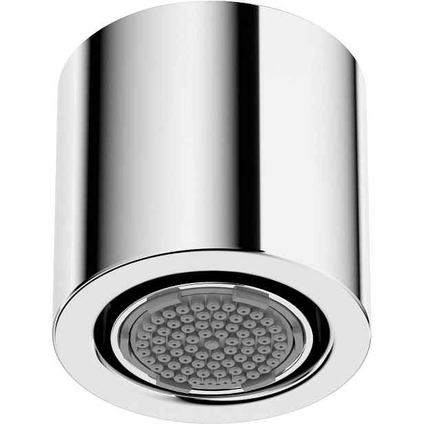 Jednofunkční sprchová hlavice chromovaná, mosaz, dešťový proud