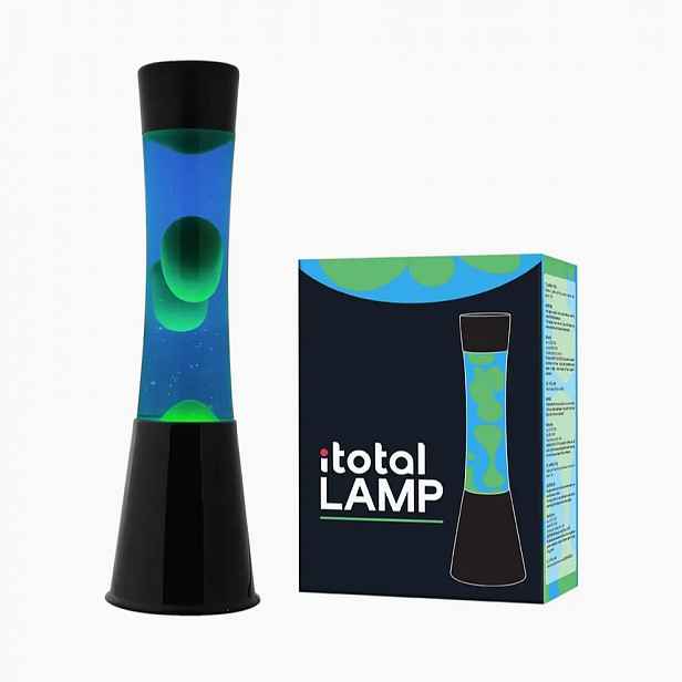 Lávová lampa magma Lava Lawa XL1790 Černá Modrá Zelená magmatická
