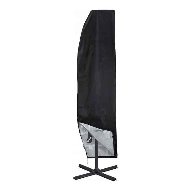 Obal na slunečník Zahrada 260 cm Oxford 210D Černý Voděodolný Relaxdays