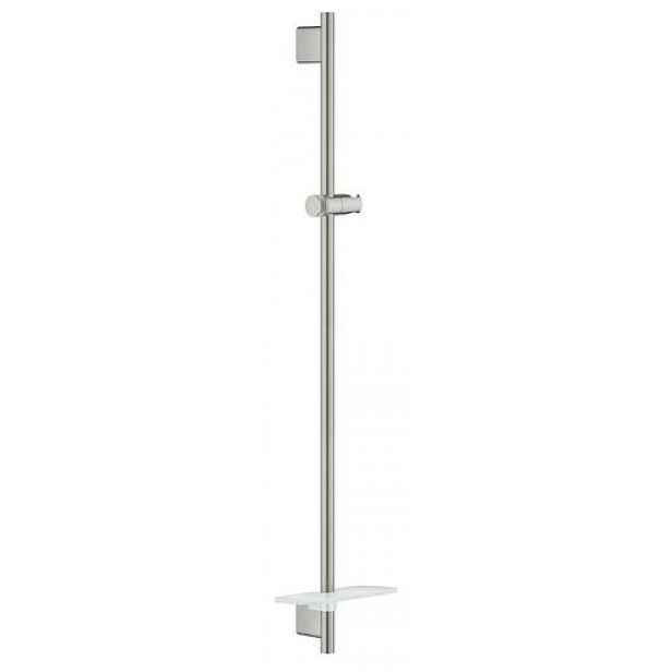 Sprchová tyč Grohe RAINSHOWER SmartActive na stěnu s poličkou supersteel 26603DC0
