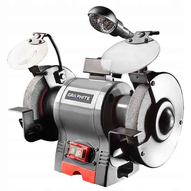 Stolní bruska 370 W, brusný kotouč 150 x 12.7 mm Graphite