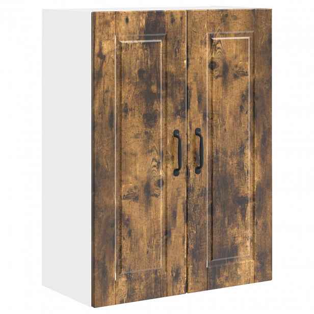 vidaXL Nástěnná skříňka PORTO Kouřový dub 60 x 31 x 80 cm