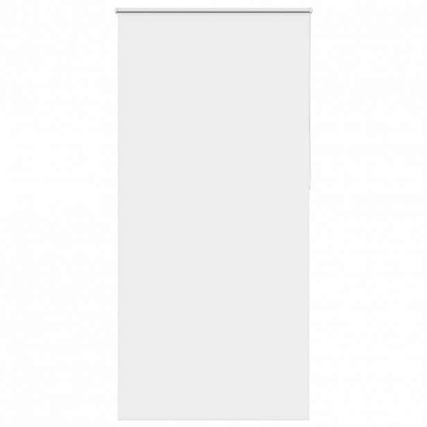 vidaXL Roleta zatemňovací bílá 105x230cm šířka látky 100,7cm polyester