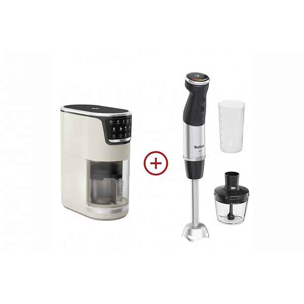 Akční set zmrzlinovač Tefal Dolci IG602AE0 + tyčový mixér Tefal Quickchef+ HB672830