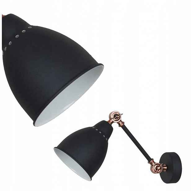 Nástěnná lampa Sonny Šedá Industriální E27 60W Metal Italux
