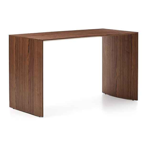 Pracovní stůl v dekoru ořechu 60x140 cm Litto – Kave Home