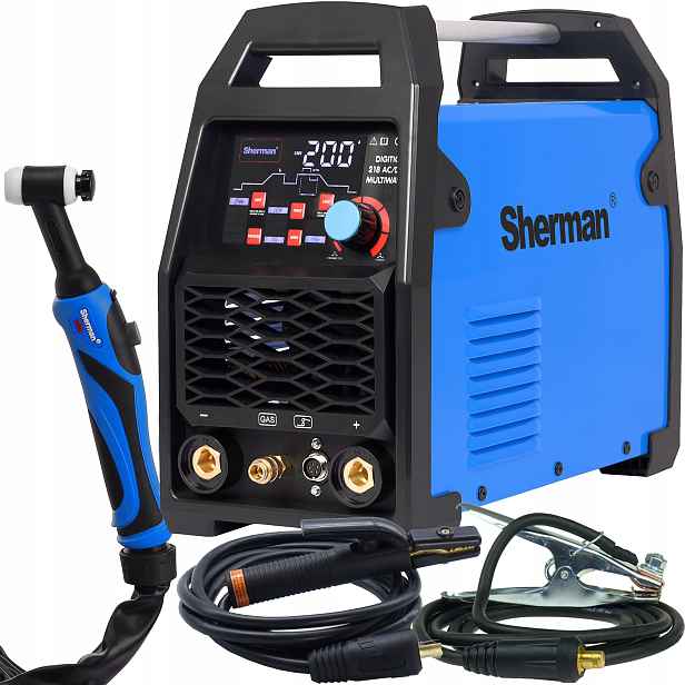 Přenosná svářečka Tig Digitig 218 Ac/dc Sherman Puls Hf Elektroda 230V