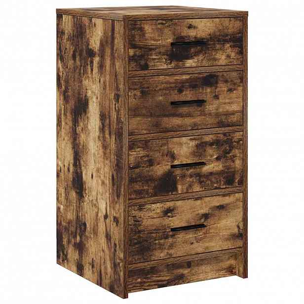 vidaXL Servírovací skříň Kouřový dub 40 x 41 x 75 cm Kompozitní dřevo