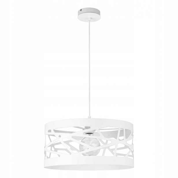 Závěsná lampa Zwis Lustr Stropní Svítidlo Modul Frez Bílá Sigma Osvětlení nad stůl