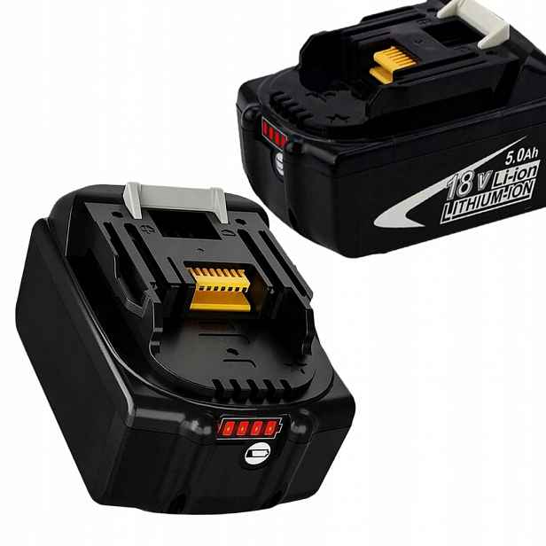 2ks 18V Baterie Pro Nářadí Makita BL1850 BL1860B BL1855 BL1840
