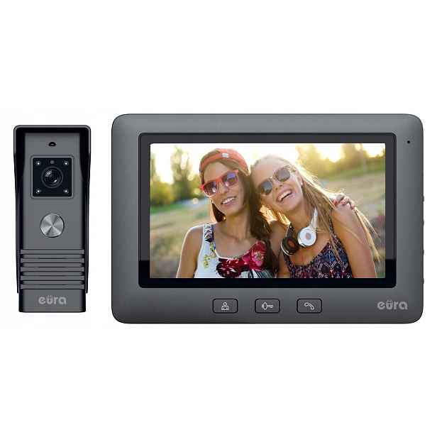 Videotelefon Videodomofon Eura Interkom 7'' Brána Eura VDP-45A3