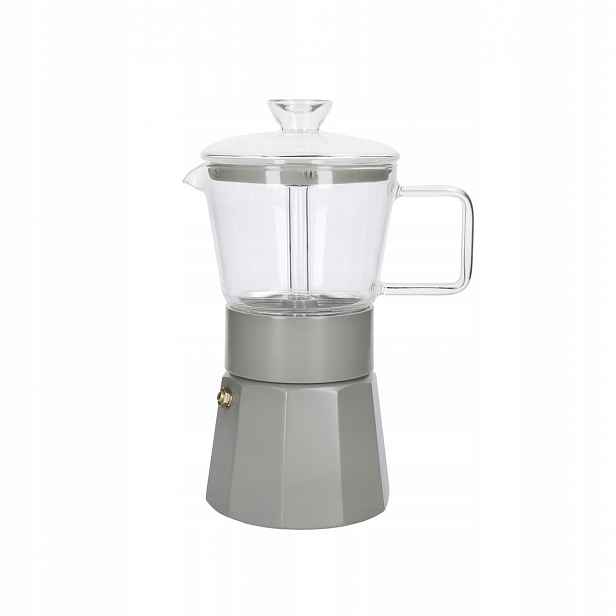 Kávovar La Cafetiere 290 ml kávovarový vařič Ind. skleněný Grey