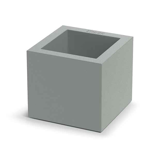 Prosperplast Plastový květináč CUBLASO SQUARE betonově šedý, varianta 29 cm