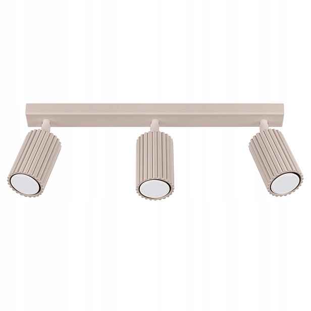 Sollux Karbon stropní svítidlo lišta 45 cm 3xGU10 taupe