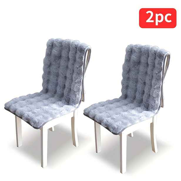 TEMU 2 ks/4 ks Dlouhé plyšové protiskluzové potahy na židle, zesílené protiskluzové polštáře na opěradlo, snadná instalace, elastické upevnění s