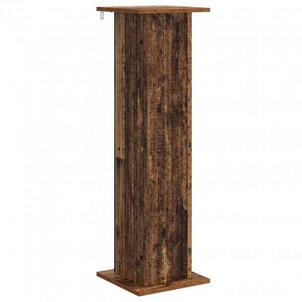 vidaXL Stojan na rostliny Staré dřevo 30,5 x 30 x 100,5 cm