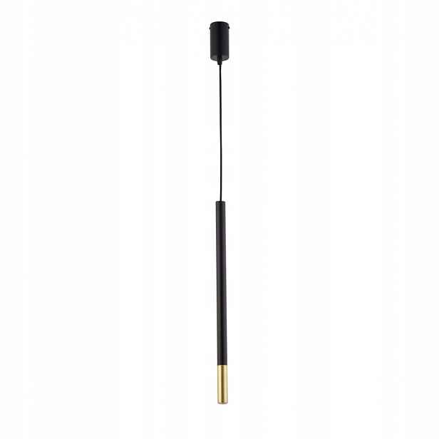 Závěsná lampa Pendel Zwis Lustr Černá Sopel Due G9 Sigma Lighting 100 cm