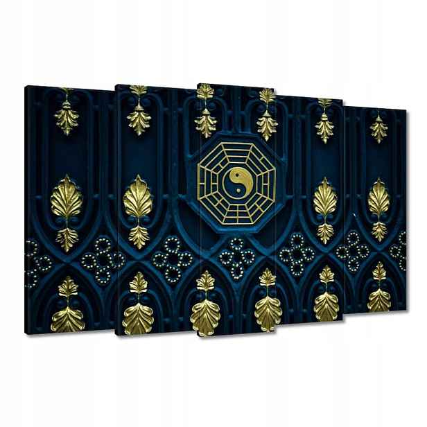 Obrazy 150x95 Abstrakce Zlatá harmonie