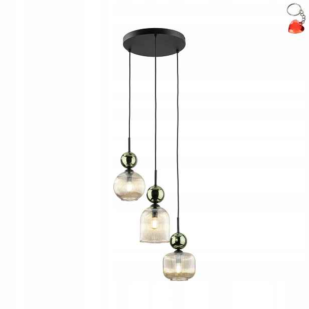 Závěsná lampa Sophia Green Cognac 11148 Tk Lighting