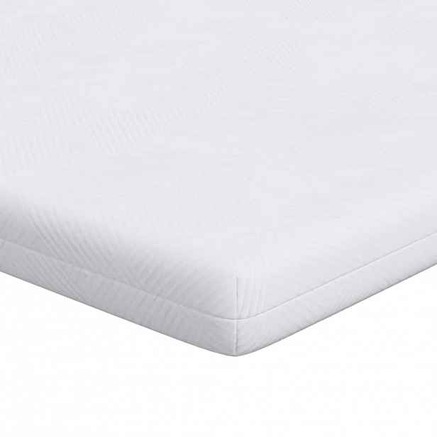 vidaXL Topper na matraci 180 x 200 cm Tloušťka Žakárová tkanina Bílá