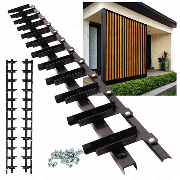 Pohyblivá Prkna Mechanismus Žaluzie Na Terasu Do Altánku Shutters Černý 107 CM