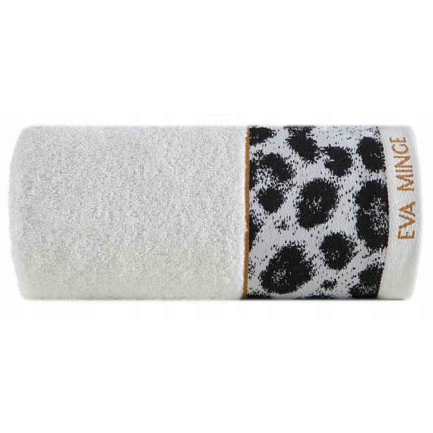 Ručník Eva 70x140 krémový bavlněný froté 500 g/m2 Eva Minge
