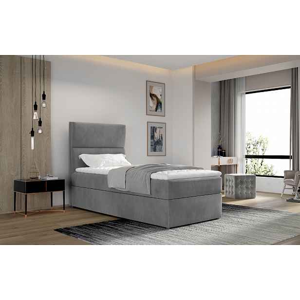 Boxspring Arco 90 Rozměr: 90 x 210 cm, látka: Monolith 84