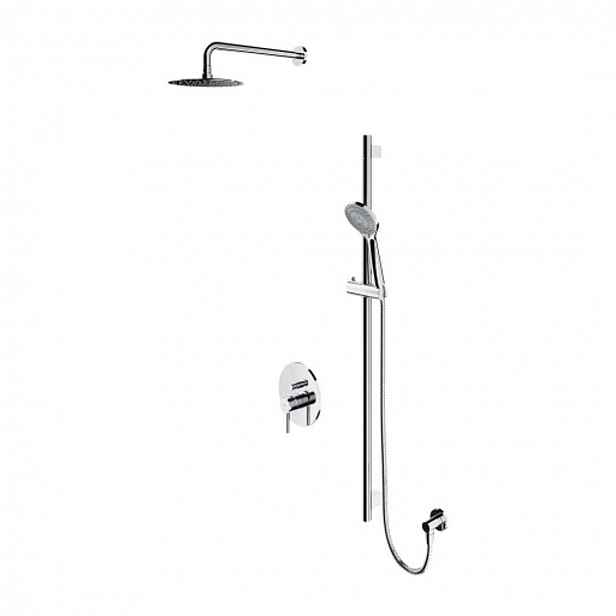 OMNIRES Y - Sprchový set s baterií pod omítku, s tělesem, průměr 20 cm, 5 proudů, chrom SYSY17CR