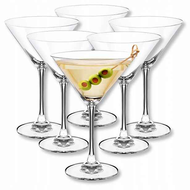 Skleničky na martini Wilmax 270 ml, sada 6 kusů