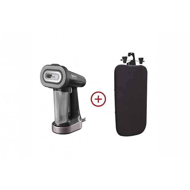 Akční set napařovač a žehlička Tefal Pure Force DT8765E0 + napařovací a žehlicí prkno Tefal XD5400E0