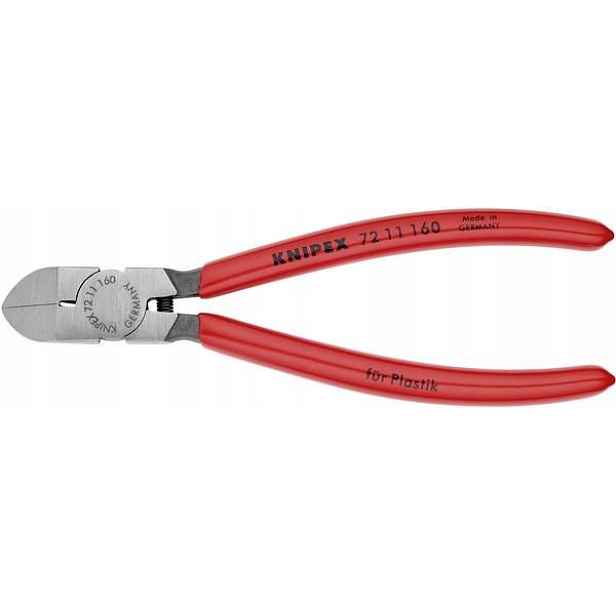Boční štípací kleště na plast Knipex 160 mm 72 11 160