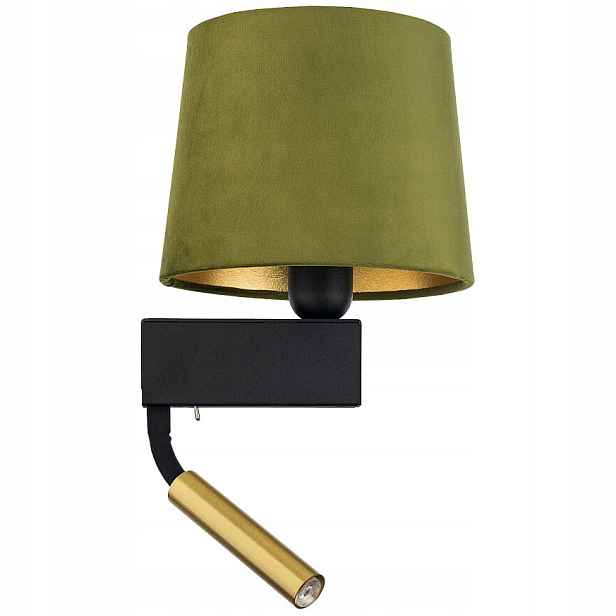 Nástěnná Led lampa Nowodvorski Chillin zelená samet 8214