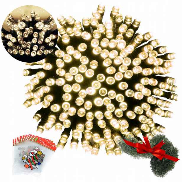 Vánoční Osvětlení Na Stromeček Led Venkovní Vánoční 500 Led Světýlka Na Vánoční Stromek 2v1