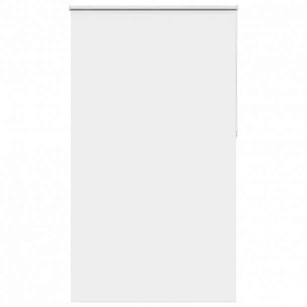 vidaXL Roleta zatemňovací bílá 120x230cm šířka látky 116,6cm polyester