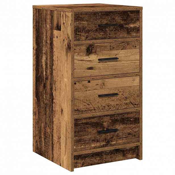 vidaXL Servírovací skříň Staré dřevo 40 x 41 x 75 cm Kompozitní dřevo
