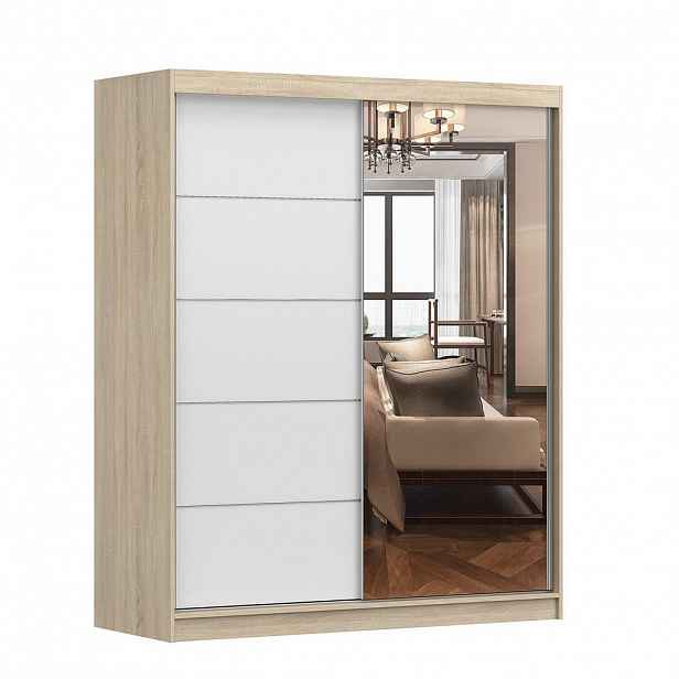 imoebel24 SKŘÍŇ s otočnými dveřmi Bono 05 160 cm 160200/61 cm, 2dveřová, bílý