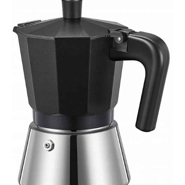 Moka konvice 6 šálků hliníková espresso na sporák
