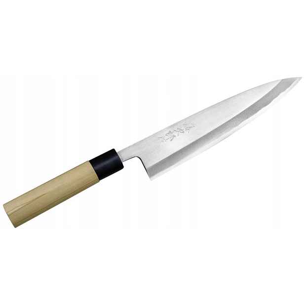 Nůž Miroshi Deba Tojiro Shirogami 21 cm pro praváky na filetování oceli