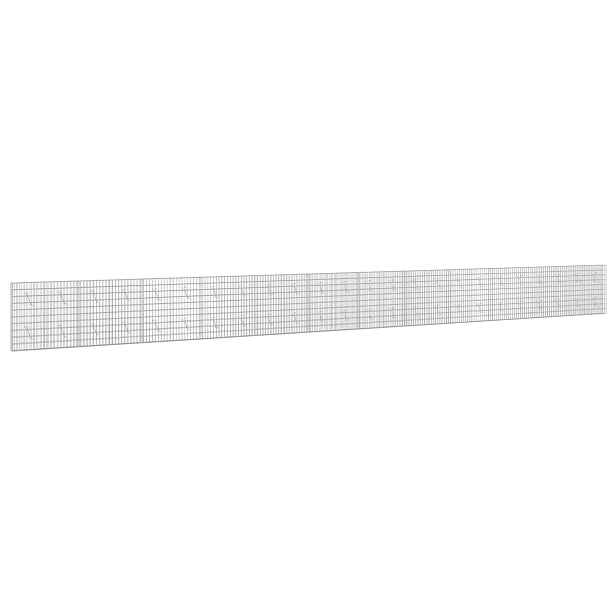 vidaXL Gabion s drátem 5 mm a síťkou 5x10 cm 1200x10x100 cm