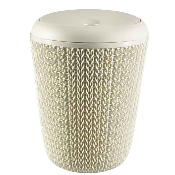 CURVER Koupelnový koš KNIT 7l | krémová