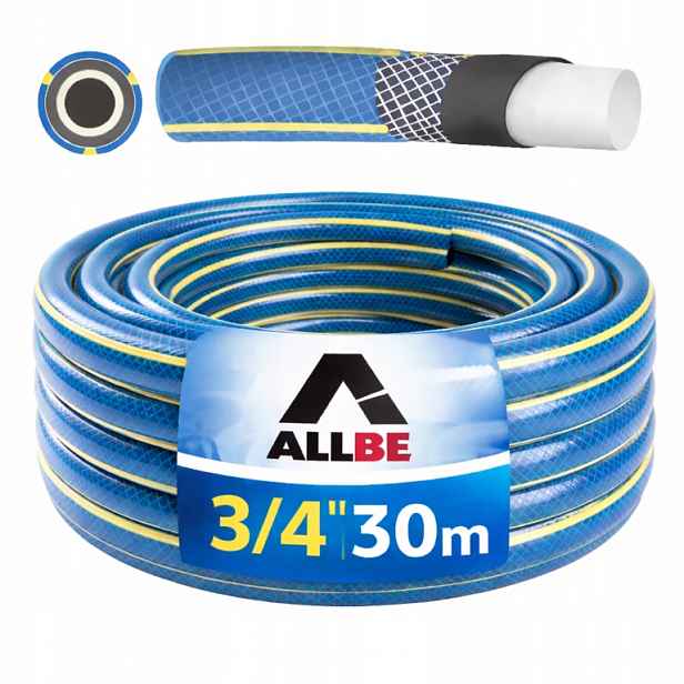 Hadice 3/4'' 30 M Rolovací 4-VRSTVÁ Vyztužená, Elastická, Silná, Polská