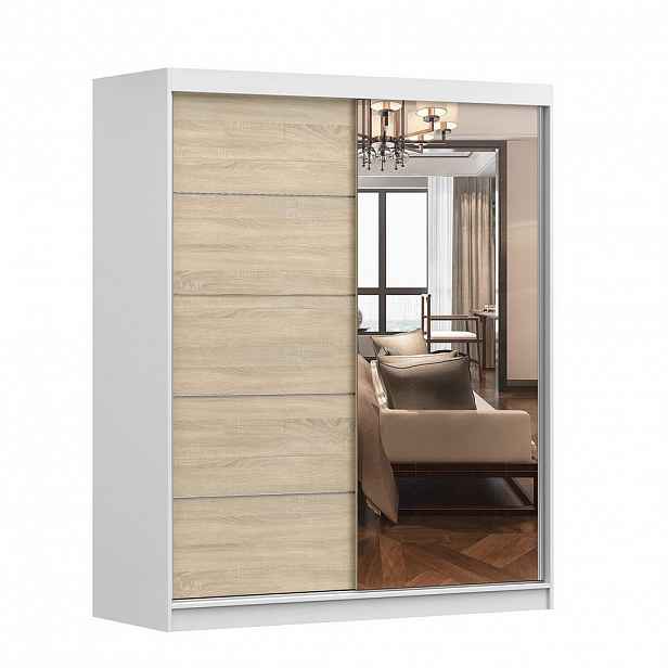 imoebel24 SKŘÍŇ s otočnými dveřmi Bono 05 160 cm 160200/61 cm, 2dveřová, dub sonoma