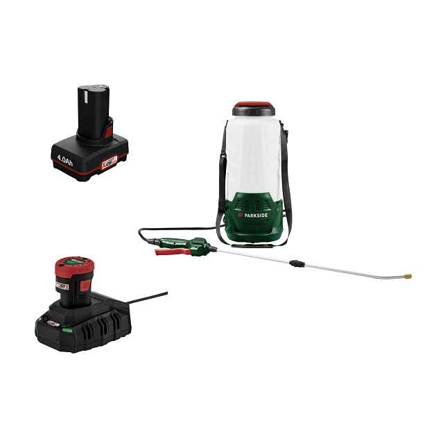 ParksideÂ® Aku tlakovĂ˝ postĹ™ikovaÄŤ Pdsa D3, 2 Ah a 4 Ah