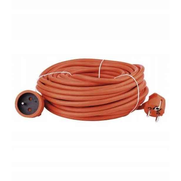 Prodlužovací Kabel 1 zásuvka 30 m oranžový Emos 1901013000