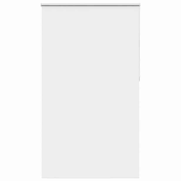 vidaXL Roleta zatemňovací bílá 130x230cm šířka látky 126,6cm polyester