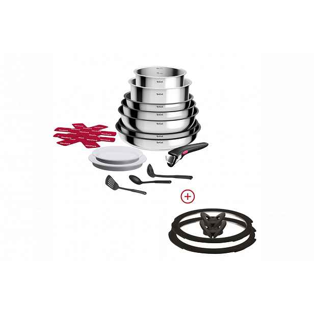 Akční set sada nádobí Tefal Ingenio Cook Eat L881SF04 + poklice 24 a 26 cm