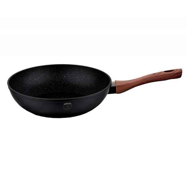 Berlinger Haus Wok Granitová Pánev Wok 28 CM BH1719 Pro Indukci Plyn