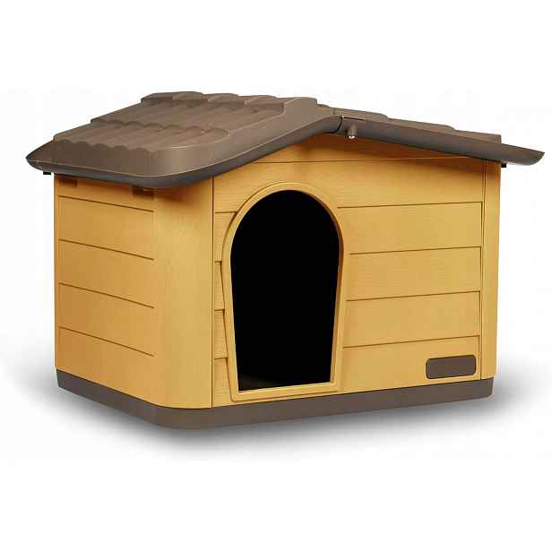 Domeček Pro Psa Plastový Pelíšek Větraná Budka 60x41x51 cm
