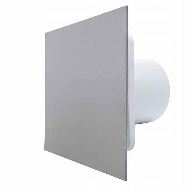 Koupelnový Ventilátor Vents 100 Časovač Hygrostat Platinový panel Tichý 26 dB