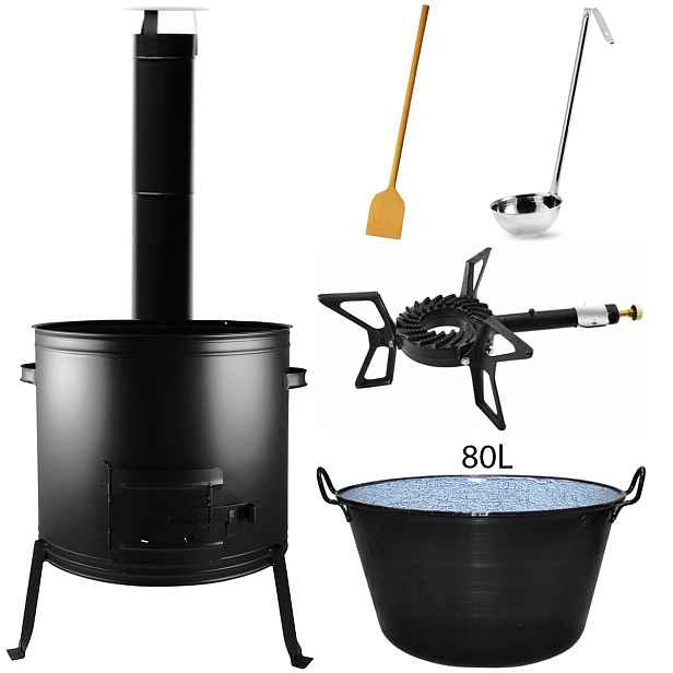 Perfect Home Set-166 Kotlíková souprava 80L, 6ks